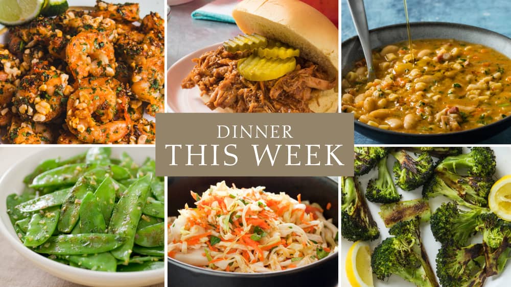 Dinner This Week: Seared Shrimp